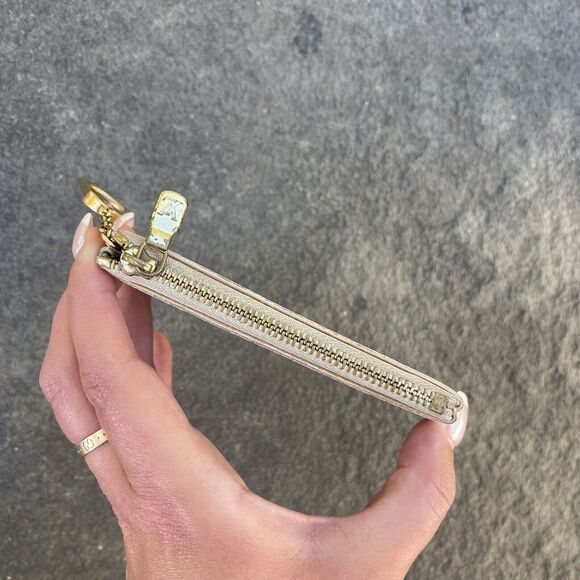 LOUIS VUITTON Key Pouch Key Cles Wallet Damier Azur Key Chain Coin Pouch - Picture 6 of 10